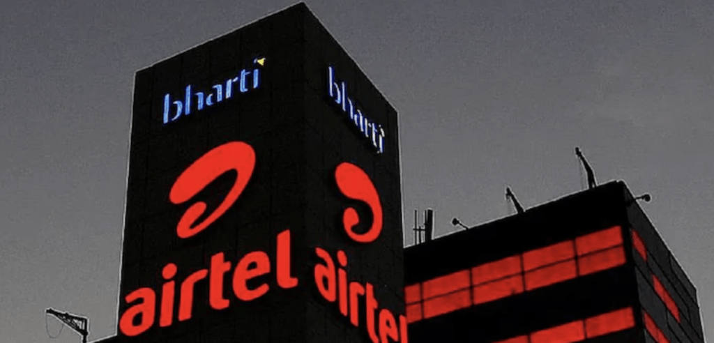 Bharti Airtel shares price